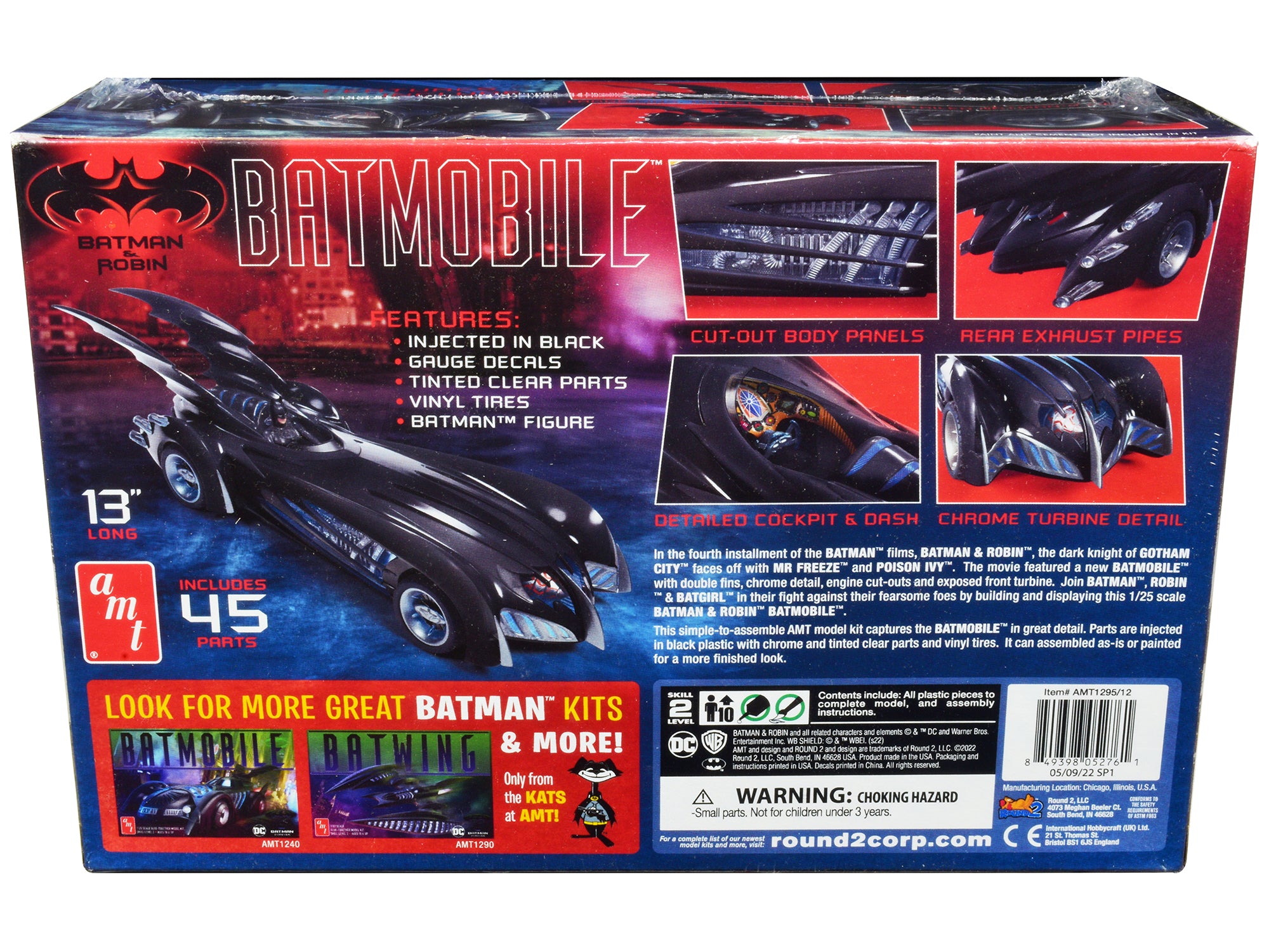 Skill 2 Model Kit Batmobile "Batman & Robin" (1997) Movie 1/25 Scale Model by AMT - image 4