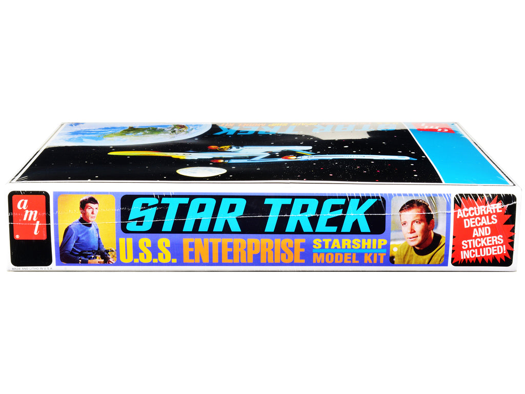 Skill 2 Model Kit U.S.S. Enterprise NCC-1701 Space Ship "Star Trek" 1/650 Scale Model by AMT - image 2