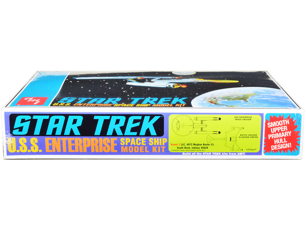 Skill 2 Model Kit U.S.S. Enterprise NCC-1701 Space Ship "Star Trek" 1/650 Scale Model by AMT - image 3