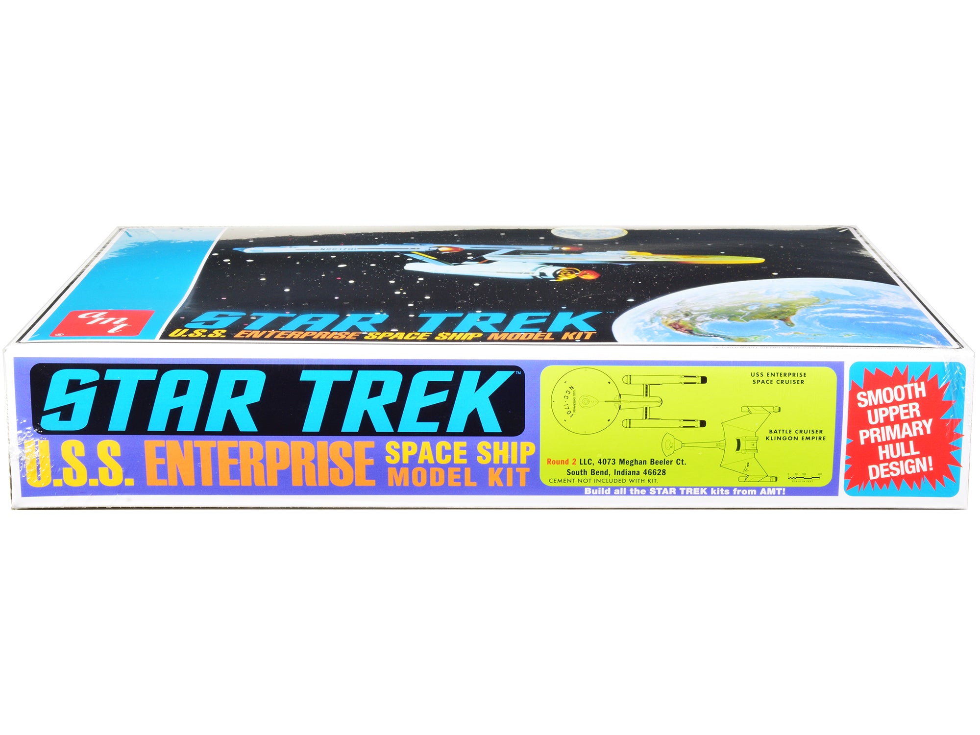 Skill 2 Model Kit U.S.S. Enterprise NCC-1701 Space Ship "Star Trek" 1/650 Scale Model by AMT - image 3