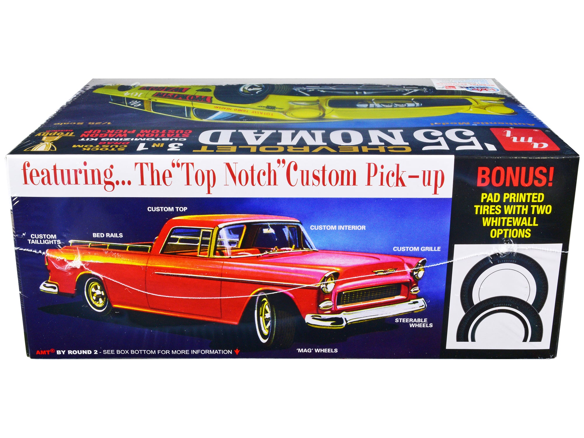 Skill 2 Model Kit 1955 Chevrolet Nomad 3-in-1 Kit "Trophy Series" 1/25 Scale Model by AMT - image 3