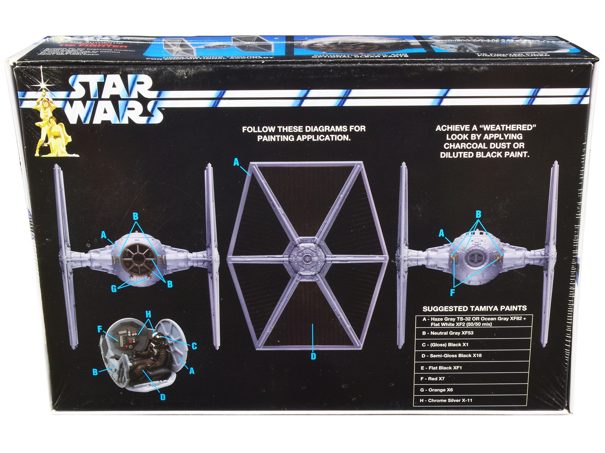 Skill 2 Model Kit Imperial Tie Fighter "Star Wars" (1977) Movie Model by AMT - image 4