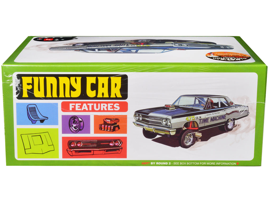 Skill 2 Model Kit 1965 Chevrolet Chevelle AWB Funny Car "Time Machine" 1/25 Scale Model by AMT - image 3