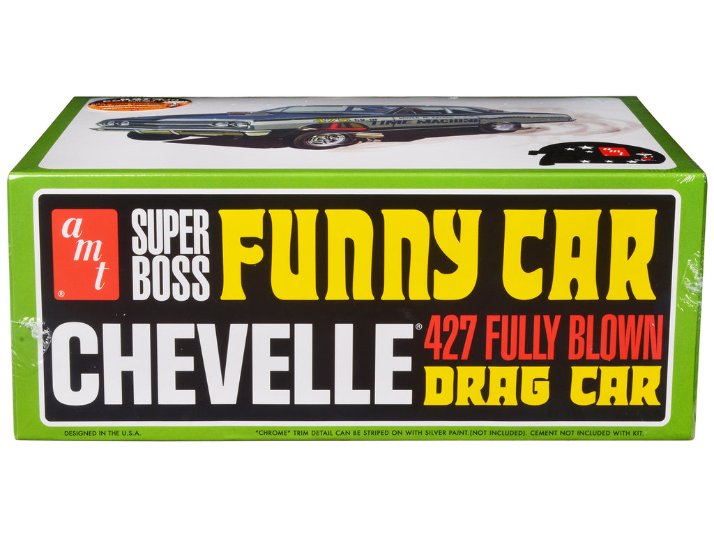 Skill 2 Model Kit 1965 Chevrolet Chevelle AWB Funny Car "Time Machine" 1/25 Scale Model by AMT - image 2