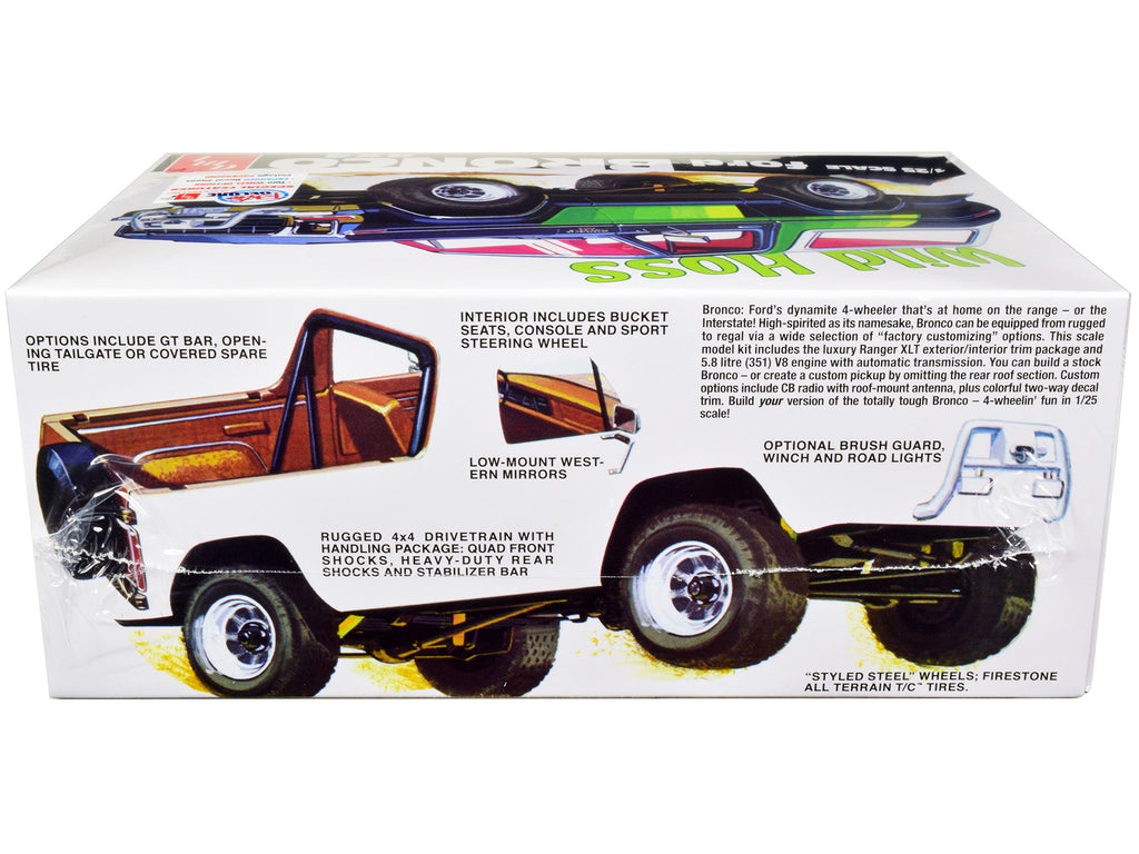 Skill 2 Model Kit Ford Bronco 4X4 "Wild Hoss" 1/25 Scale Model by AMT - image 2