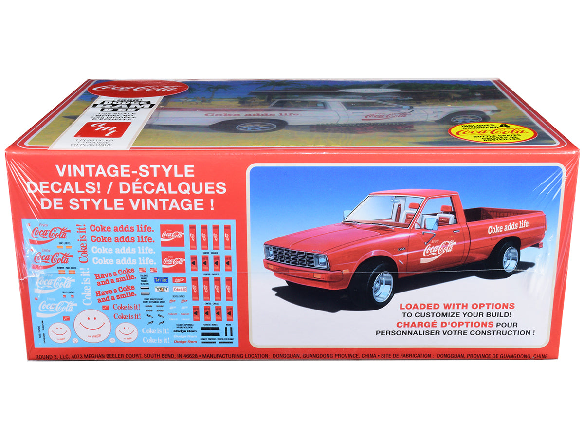 Skill 3 Model Kit 1980 Dodge Ram D-50 Pickup Truck "Coca-Cola" Four Bottle Crates 1/25 Scale Model by AMT - image 2