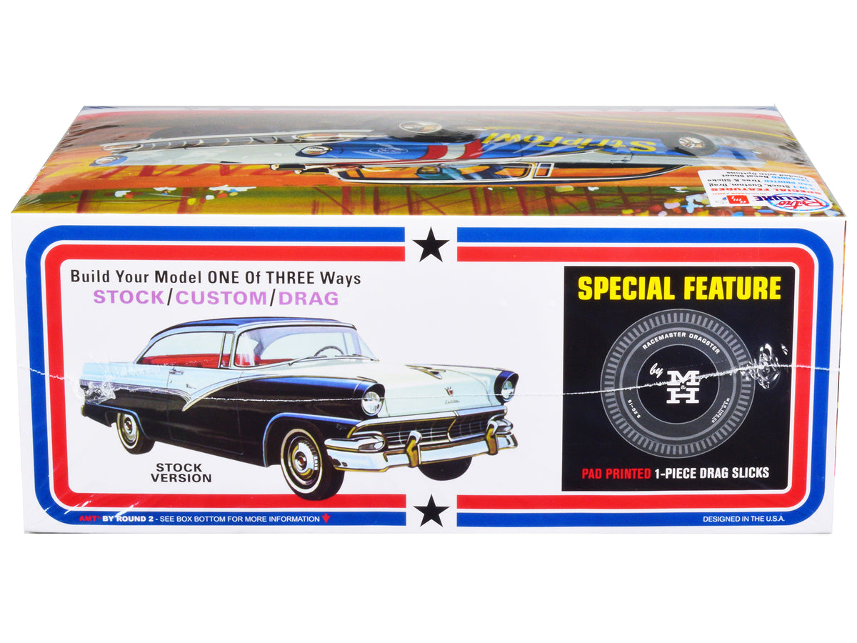 Skill 2 Model Kit 1956 Ford Victoria Hardtop 3 in 1 Kit 1/25 Scale Model by AMT - image 3