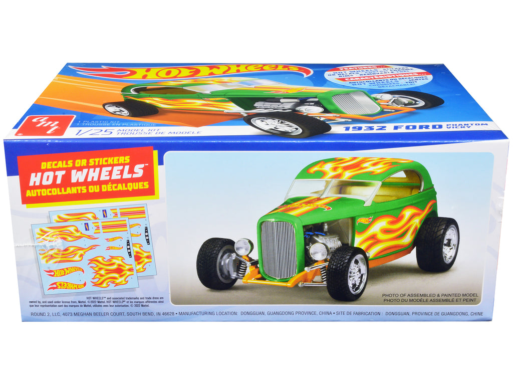 Skill 2 Model Kit 1932 Ford Phantom Vicky "Hot Wheels" 1/25 Scale Model by AMT - image 2