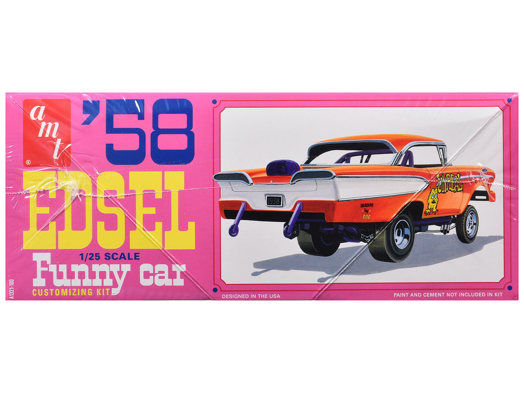 Skill 2 Model Kit of 1958 Edsel Funny Car "Unreal" 1/25 Scale Model by AMT - image 2