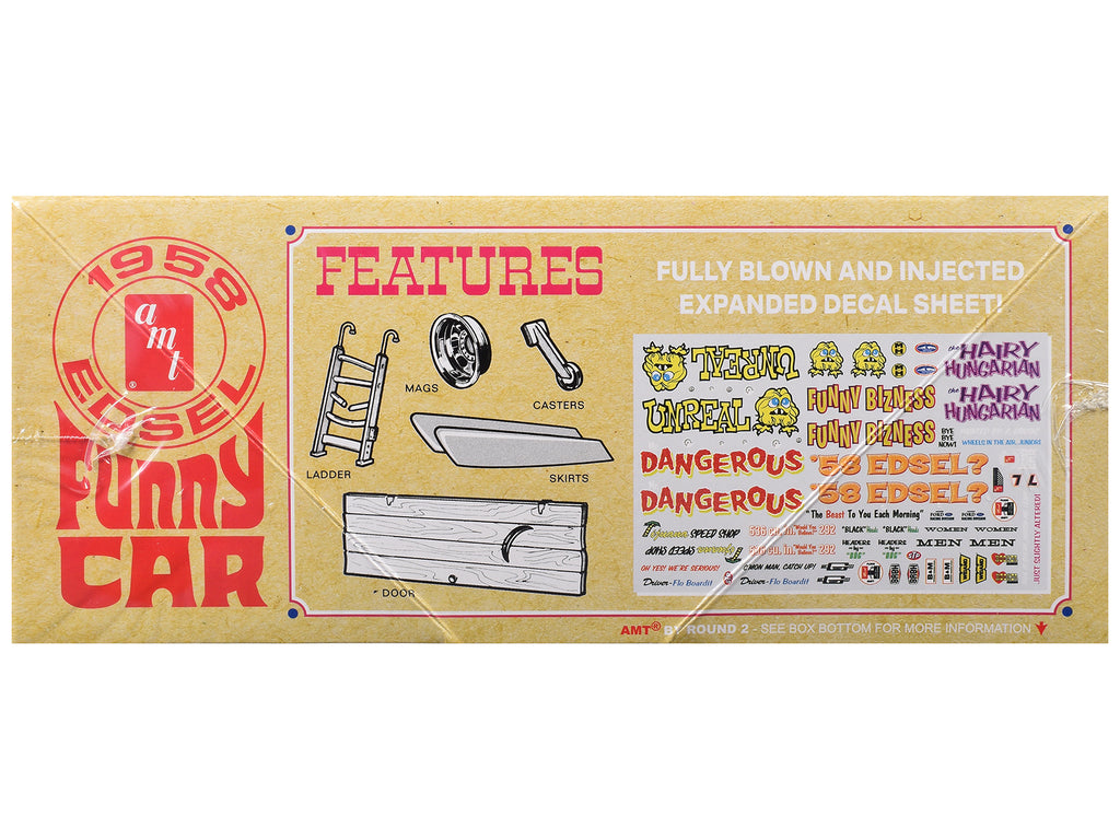 Skill 2 Model Kit of 1958 Edsel Funny Car "Unreal" 1/25 Scale Model by AMT - image 3