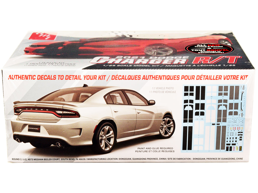 Skill 2 Model Kit 2021 Dodge Charger R/T 1/25 Scale Model by AMT - image 3