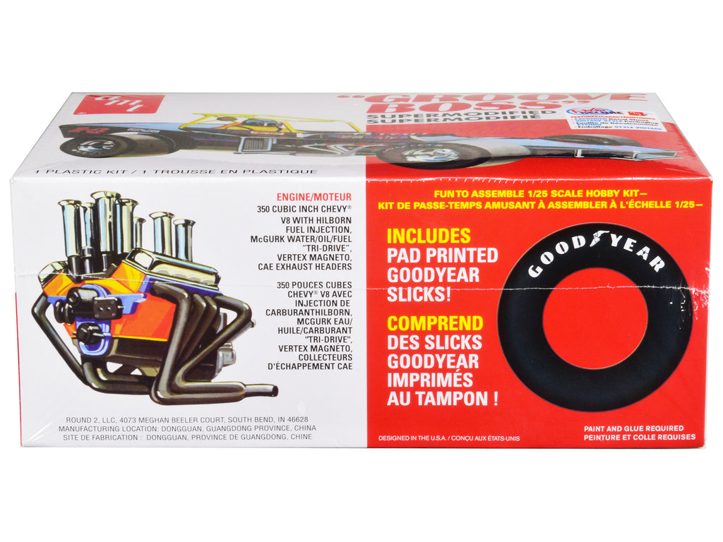 Skill 2 Model Kit "Groove Boss" Supermodified Racer 1/25 Scale Model by AMT - image 2