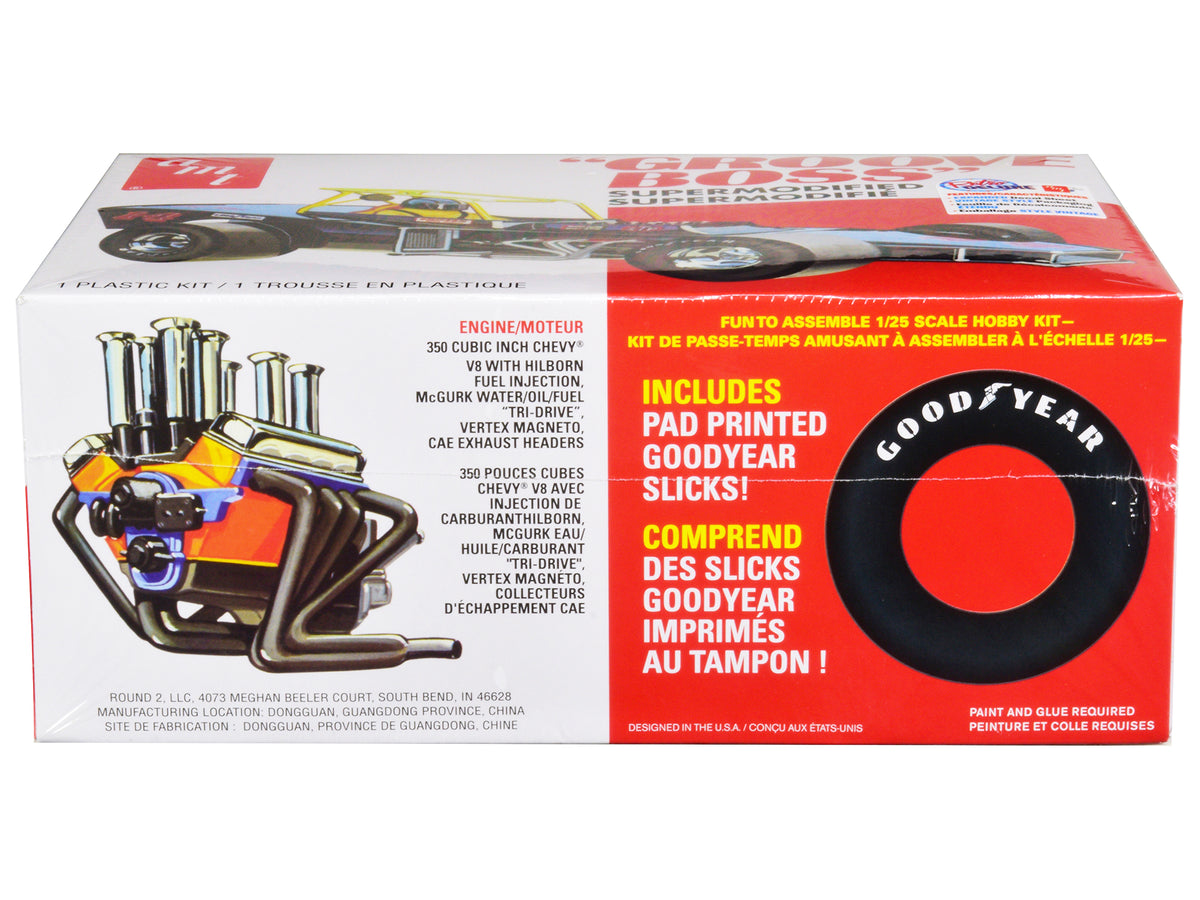 Skill 2 Model Kit "Groove Boss" Supermodified Racer 1/25 Scale Model by AMT - image 2