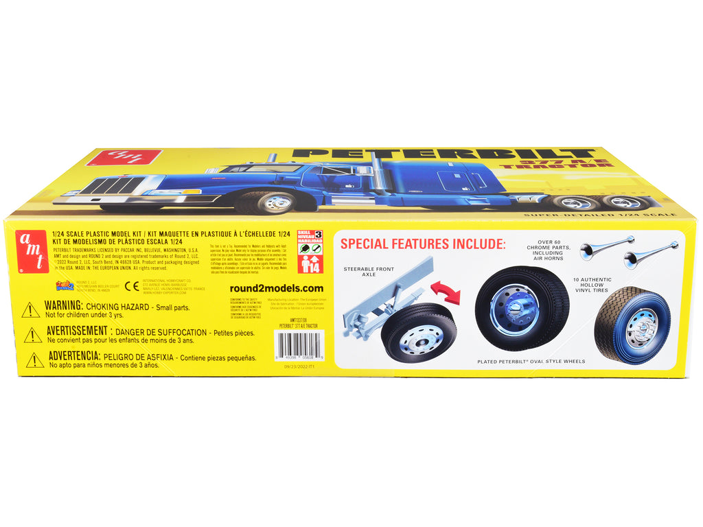 Skill 3 Model Kit Peterbilt 377 A/E Truck Tractor 1/24 Scale Model by AMT - image 2