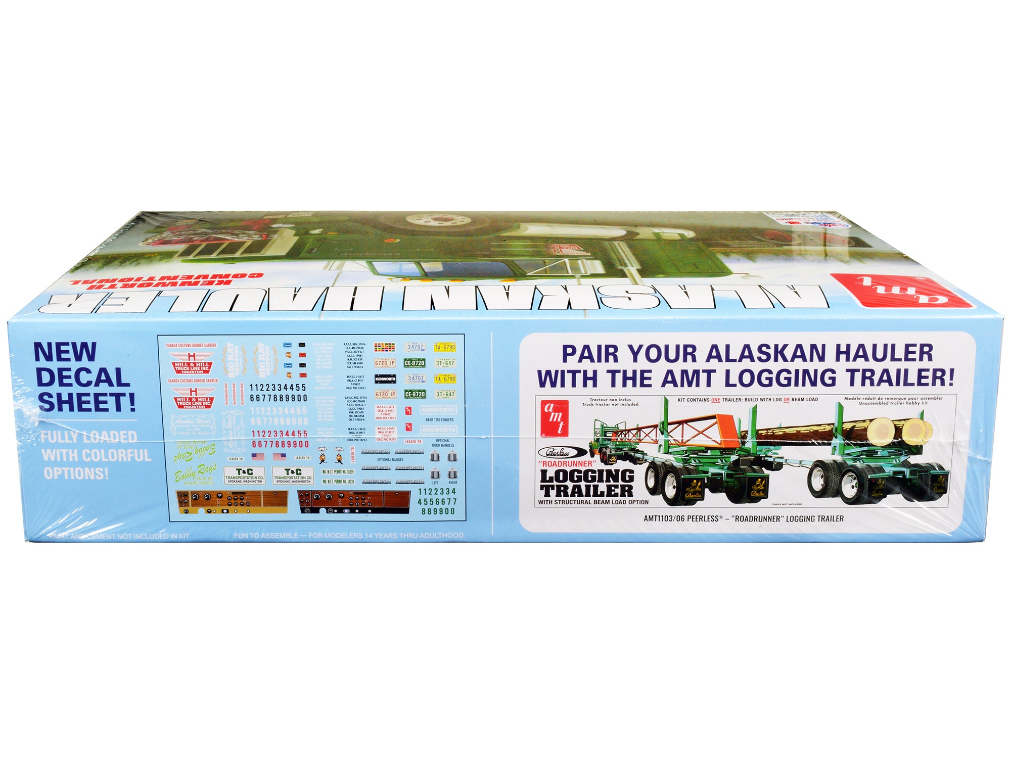 Skill 3 Model Kit Kenworth Conventional Tractor "Alaskan Hauler" 1/25 Scale Model by AMT - image 3