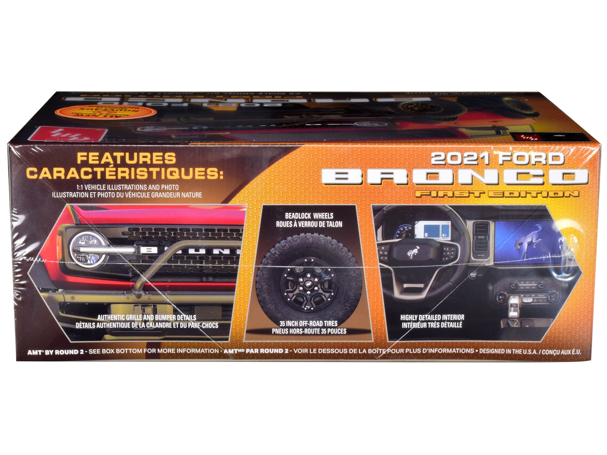 Skill 2 Model Kit 2021 Ford Bronco First Edition 1/25 Scale Model by AMT - image 2