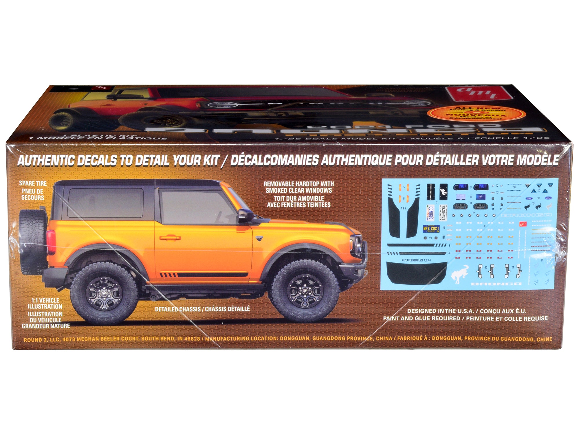 Skill 2 Model Kit 2021 Ford Bronco First Edition 1/25 Scale Model by AMT - image 3