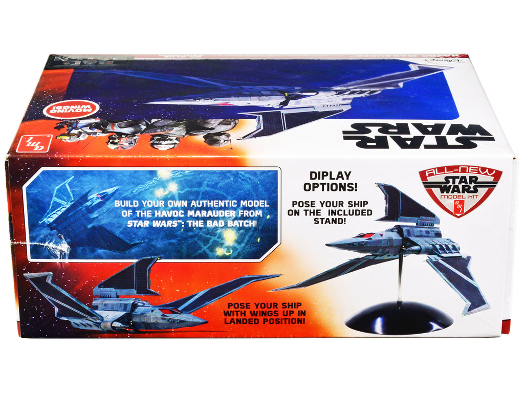 Skill 2 Model Kit Havoc Marauder Space Ship "Star Wars: The Bad Batch" (2021-Current) TV Series 1/144 Scale Model by AMT - image 2