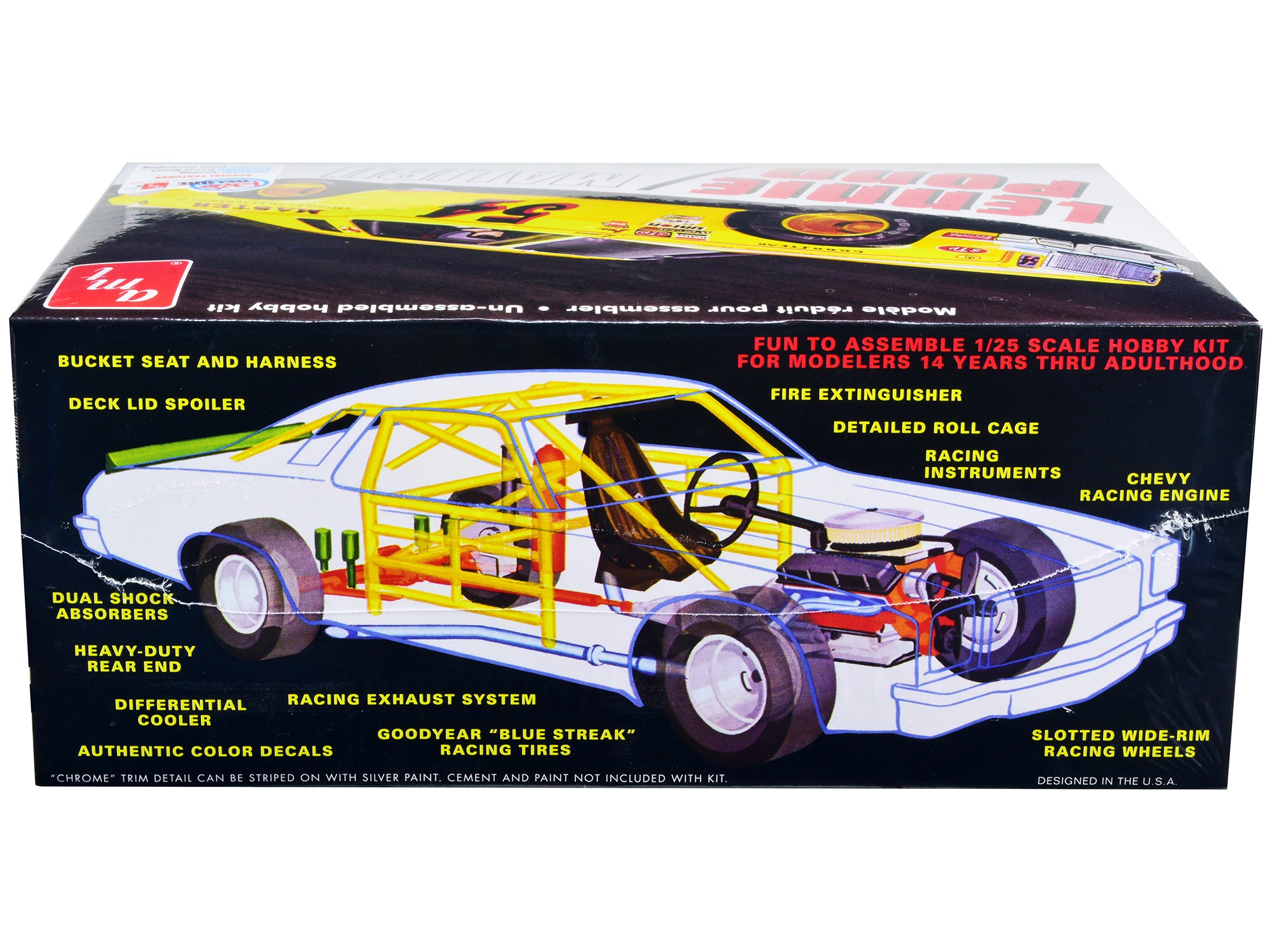Skill 2 Model Kit 1974 Chevrolet Malibu Stock Car #54 Lennie Pond 1/25 Scale Model by AMT - image 2