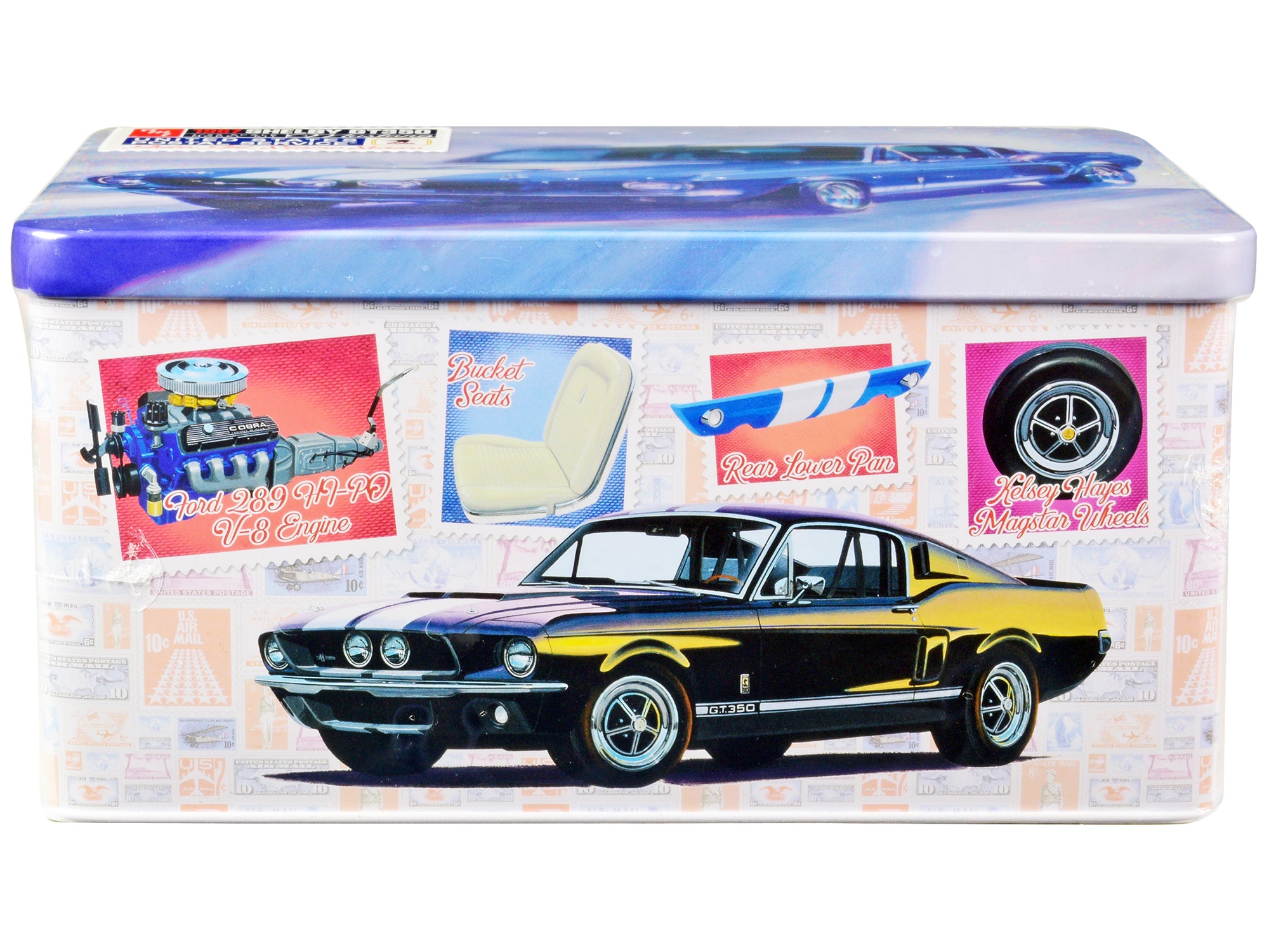 Skill 2 Model Kit 1967 Shelby Mustang GT350 USPS (United States Postal Service) "Auto Art Stamp Series" 1/25 Scale Model by AMT - image 3