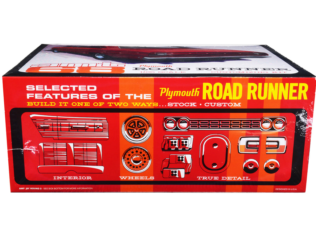 Skill 2 Model Kit 1968 Plymouth Road Runner 1/25 Scale Model by AMT - image 3