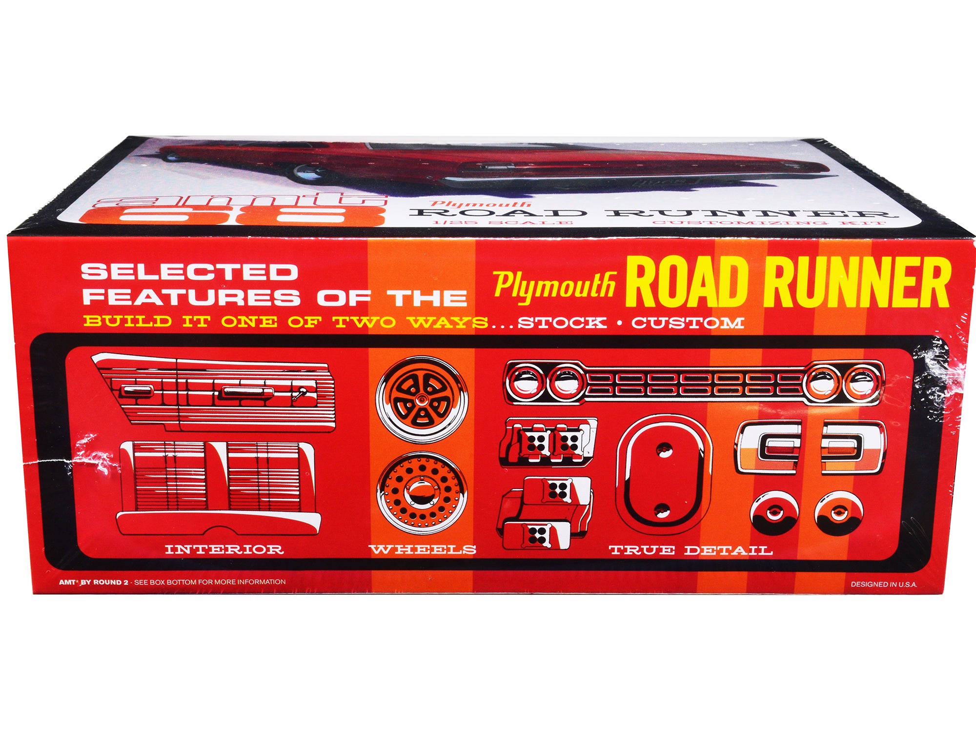 Skill 2 Model Kit 1968 Plymouth Road Runner 1/25 Scale Model by AMT - image 3