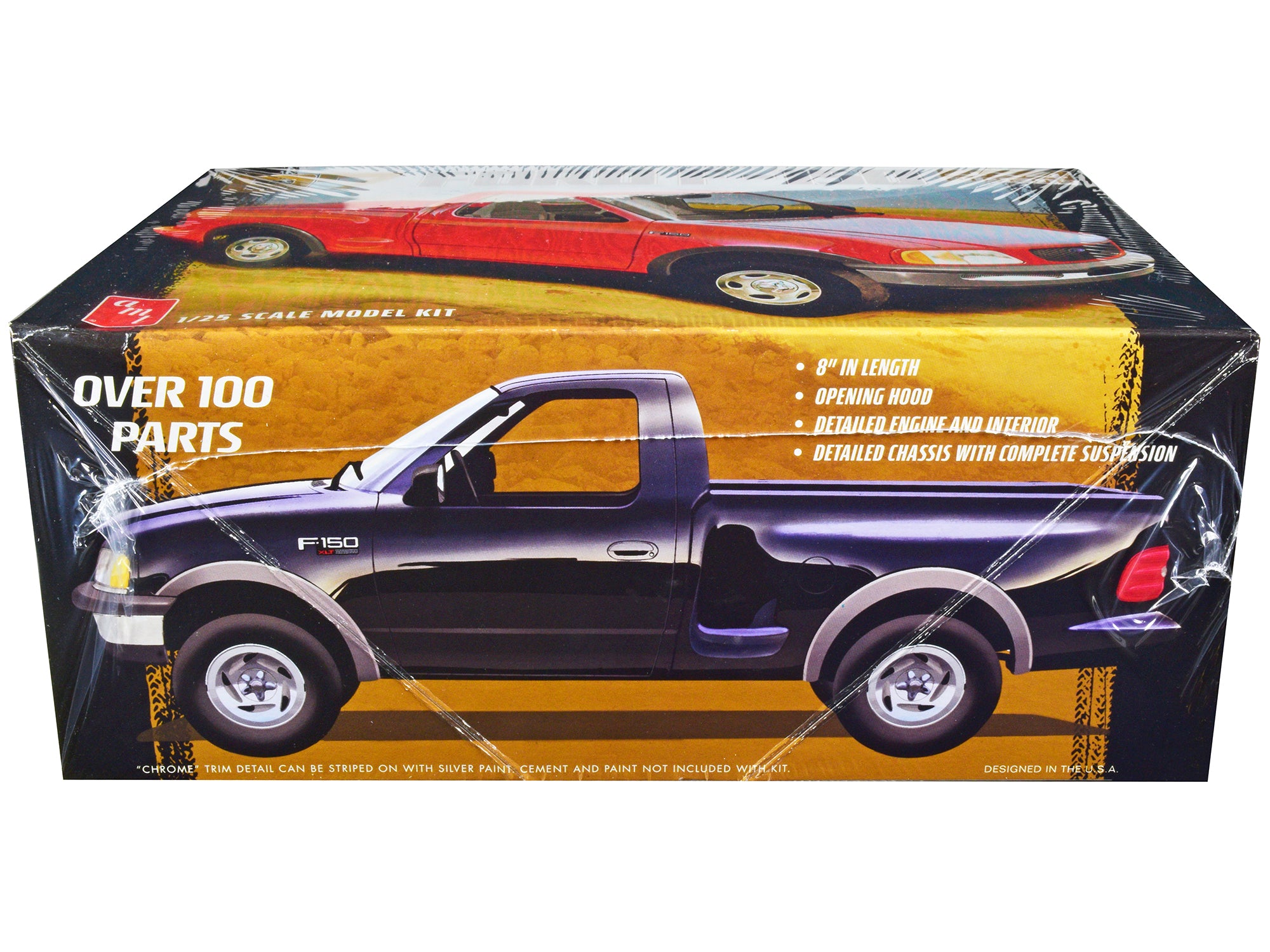 Skill 2 Model Kit 1997 Ford F-150 4X4 Pickup Truck 1/25 Scale Model by AMT - image 3