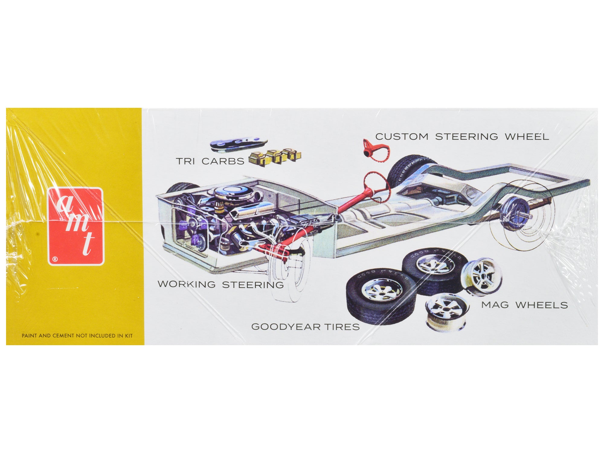 Skill 2 Model Kit 1963 Ford Mustang II Concept Car 1/25 Scale Model by AMT - image 2