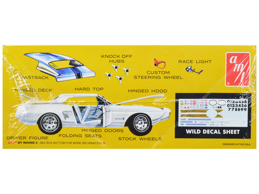Skill 2 Model Kit 1963 Ford Mustang II Concept Car 1/25 Scale Model by AMT - image 3