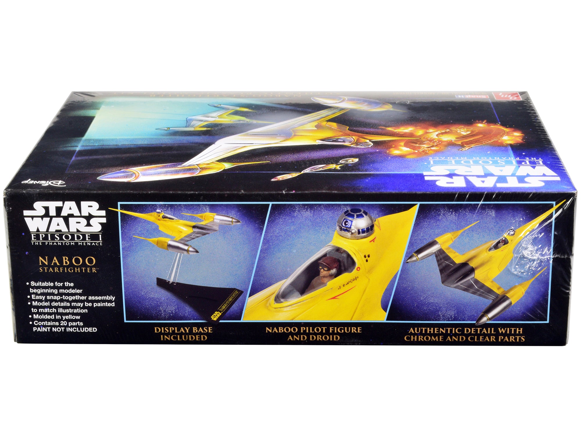 Skill 2 Model Kit Naboo Starfighter Spaceship "Star Wars: Episode I - The Phantom Menace" (1999) Movie 1/48 Scale Model by AMT - image 2