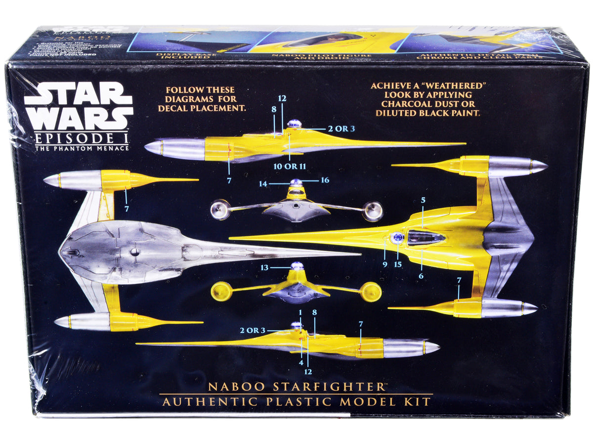 Skill 2 Model Kit Naboo Starfighter Spaceship "Star Wars: Episode I - The Phantom Menace" (1999) Movie 1/48 Scale Model by AMT - image 4