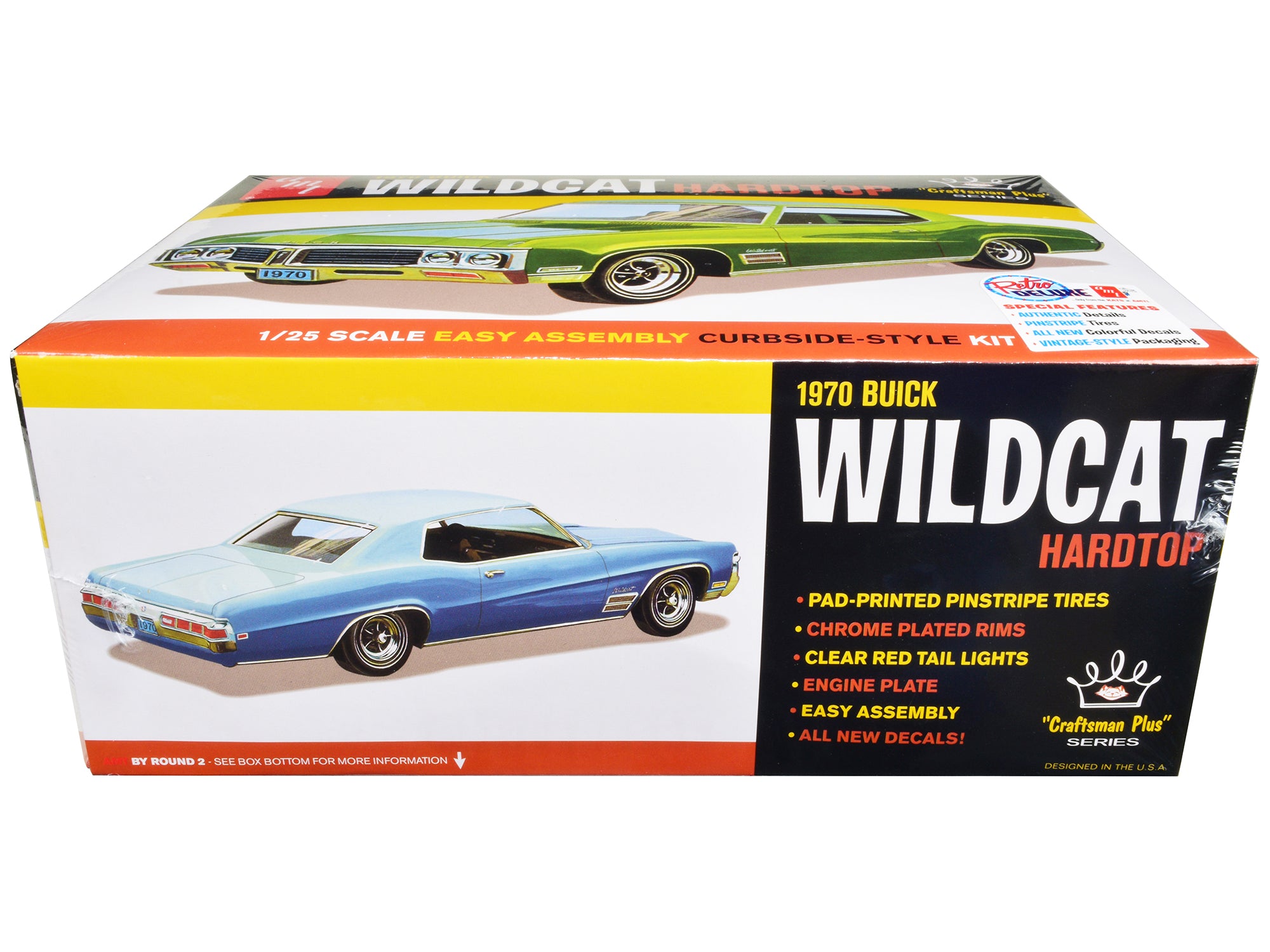 Skill 2 Model Kit 1970 Buick Wildcat Hardtop "Craftsman Plus" Series 1/25 Scale Model by AMT - image 2