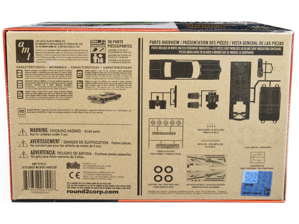 Skill 2 Model Kit 1970 Buick Wildcat Hardtop "Craftsman Plus" Series 1/25 Scale Model by AMT - image 4