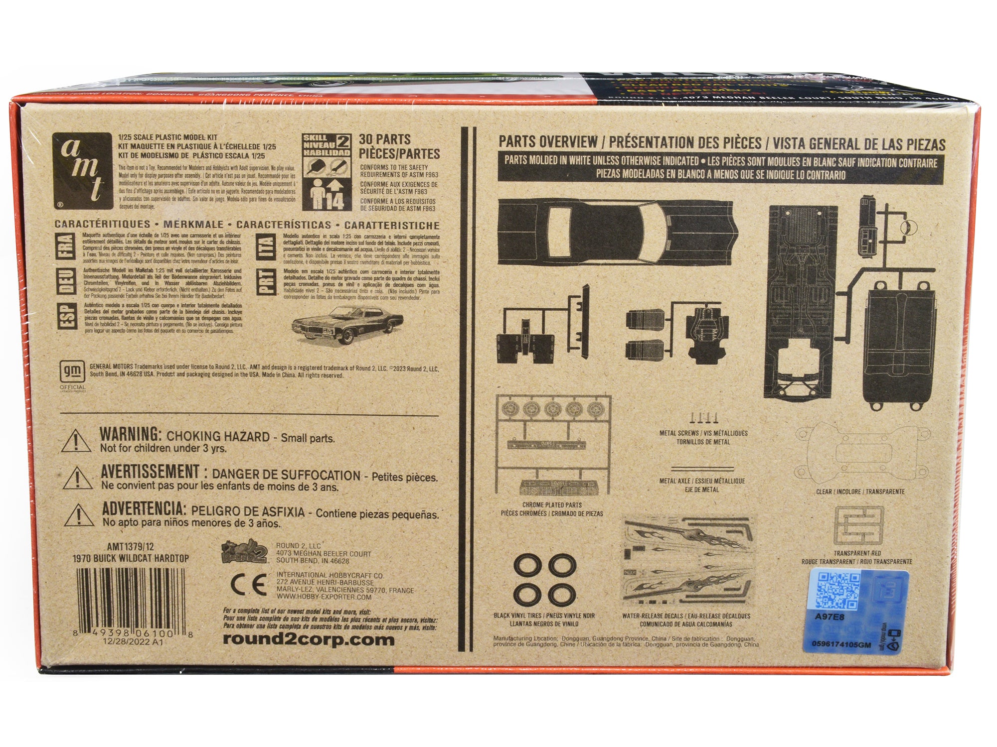 Skill 2 Model Kit 1970 Buick Wildcat Hardtop "Craftsman Plus" Series 1/25 Scale Model by AMT - image 4