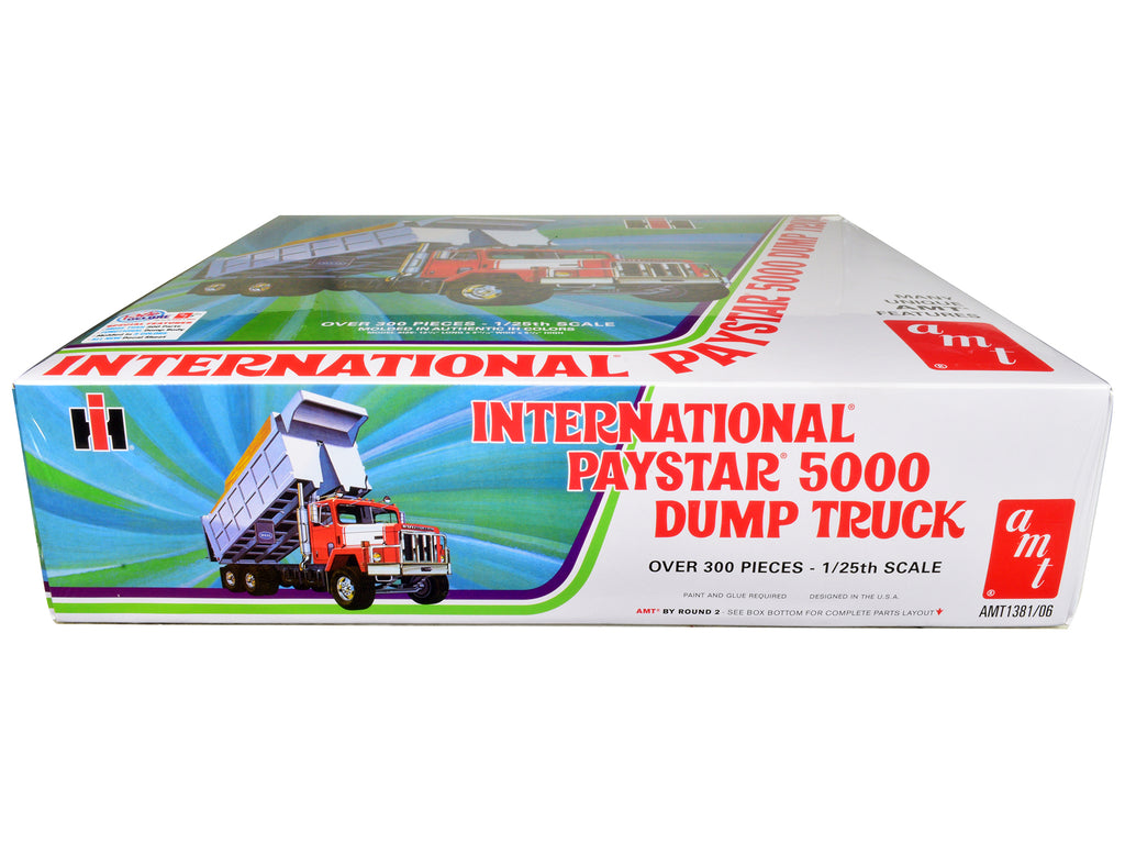 Skill 3 Model Kit International PayStar 5000 Dump Truck 1/25 Scale Model by AMT - image 3