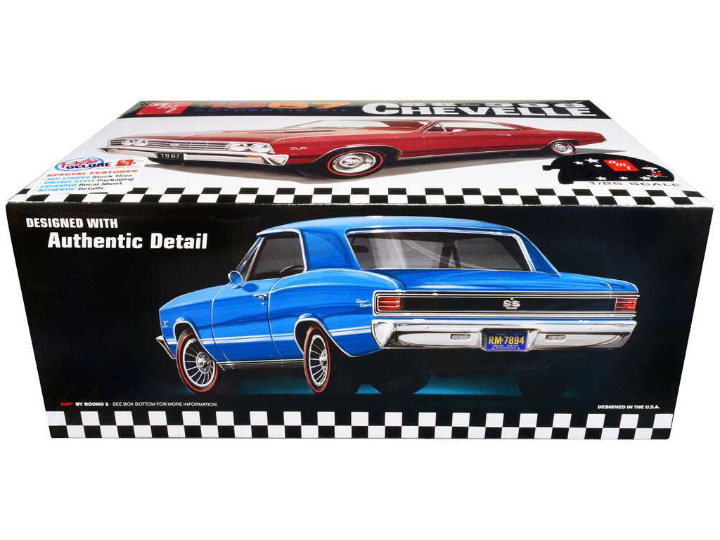 Skill 2 Model Kit 1967 Chevrolet Chevelle SS 396 "AMT Celebrating 75 Years" 1/25 Scale Model by AMT - image 2