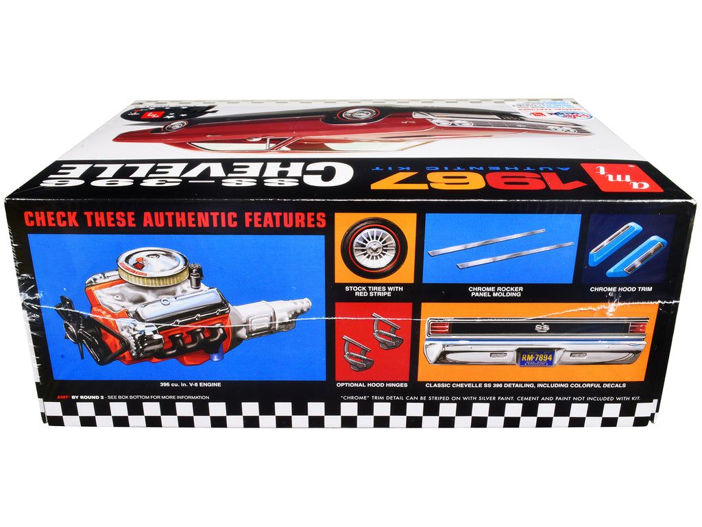 Skill 2 Model Kit 1967 Chevrolet Chevelle SS 396 "AMT Celebrating 75 Years" 1/25 Scale Model by AMT - image 3