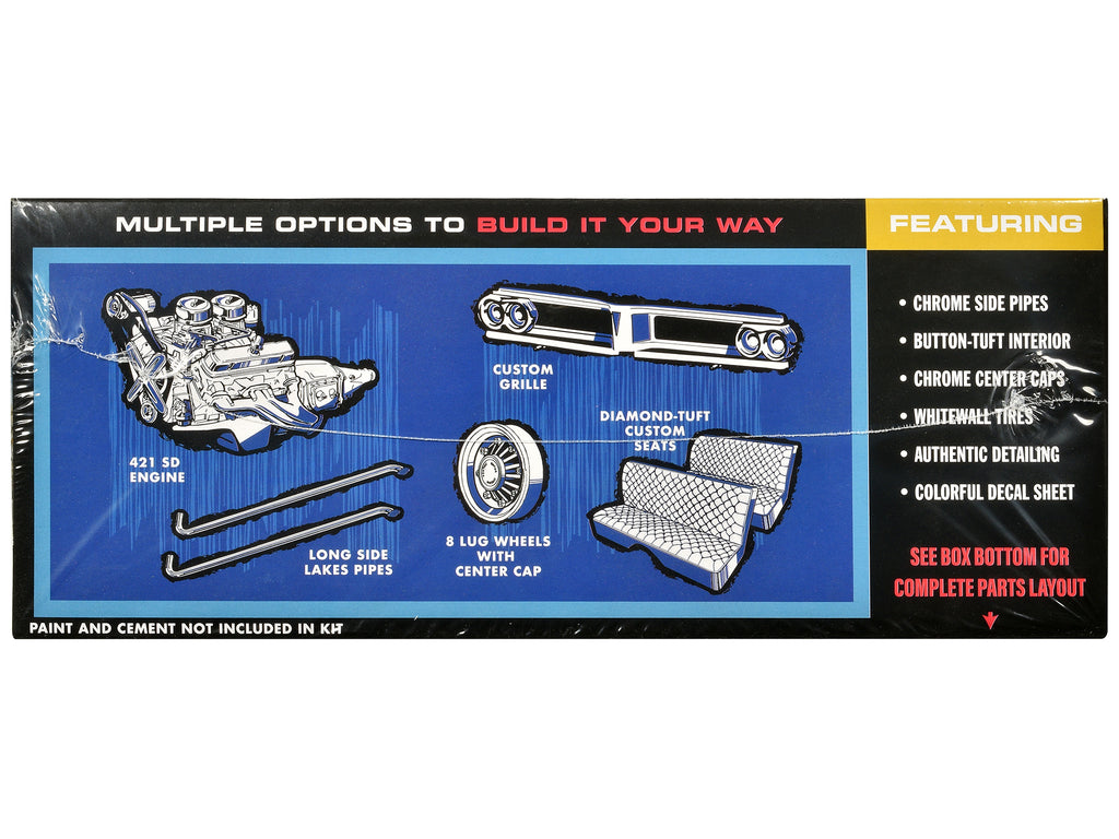 Skill 2 Model Kit 1962 Pontiac Catalina Super Stock 3-in-1 Kit 1/25 Scale Model by AMT - image 2