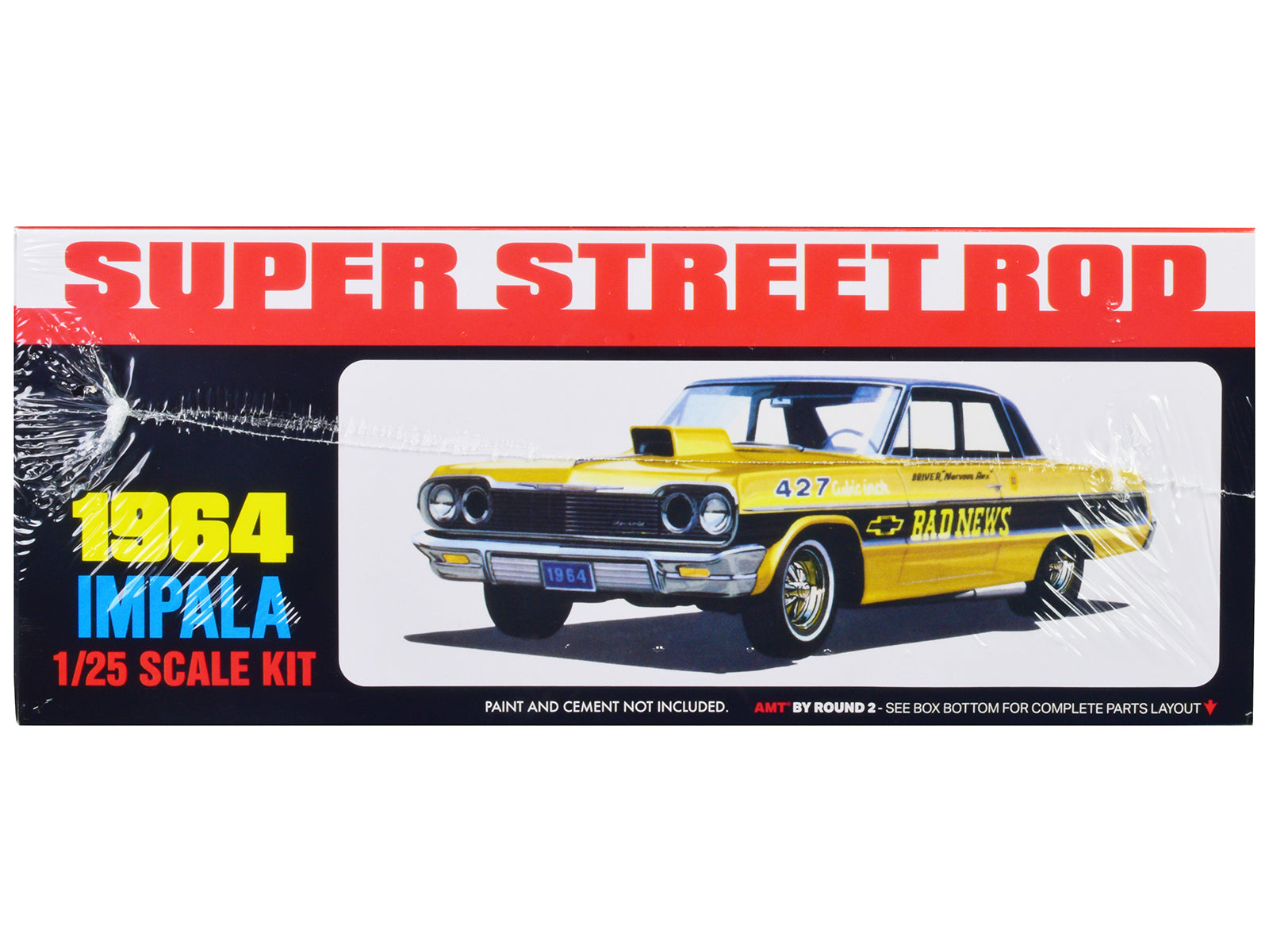 Skill 2 Model Kit 1964 Chevrolet Impala "Super Street Rod" 3-in-1 Kit 1/25 Scale Model by AMT - image 3