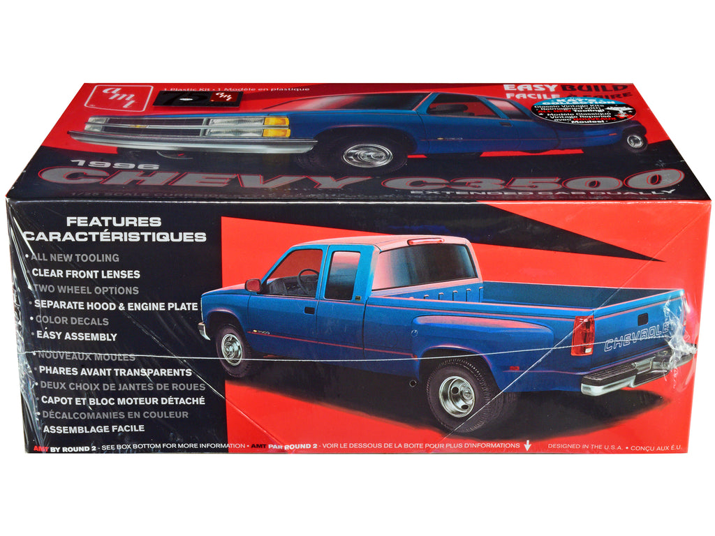 Skill 2 Model Kit 1996 Chevrolet C3500 Extended Cab Dually Pickup Truck "Easy Build" 1/25 Scale Model by AMT - image 2