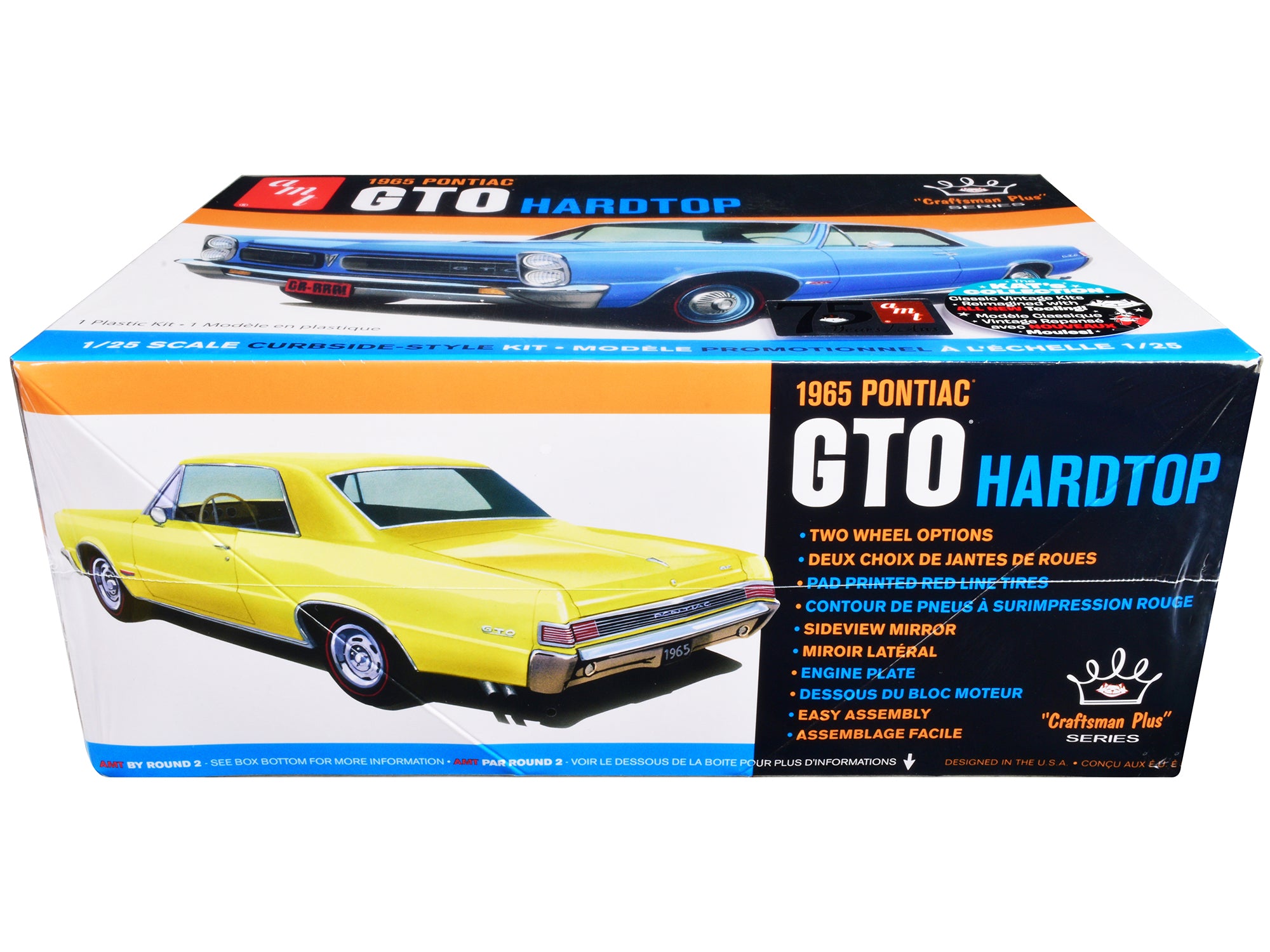 Skill 2 Model Kit 1965 Pontiac GTO Hardtop "Craftsman Plus" Series 1/25 Scale Model by AMT - image 2