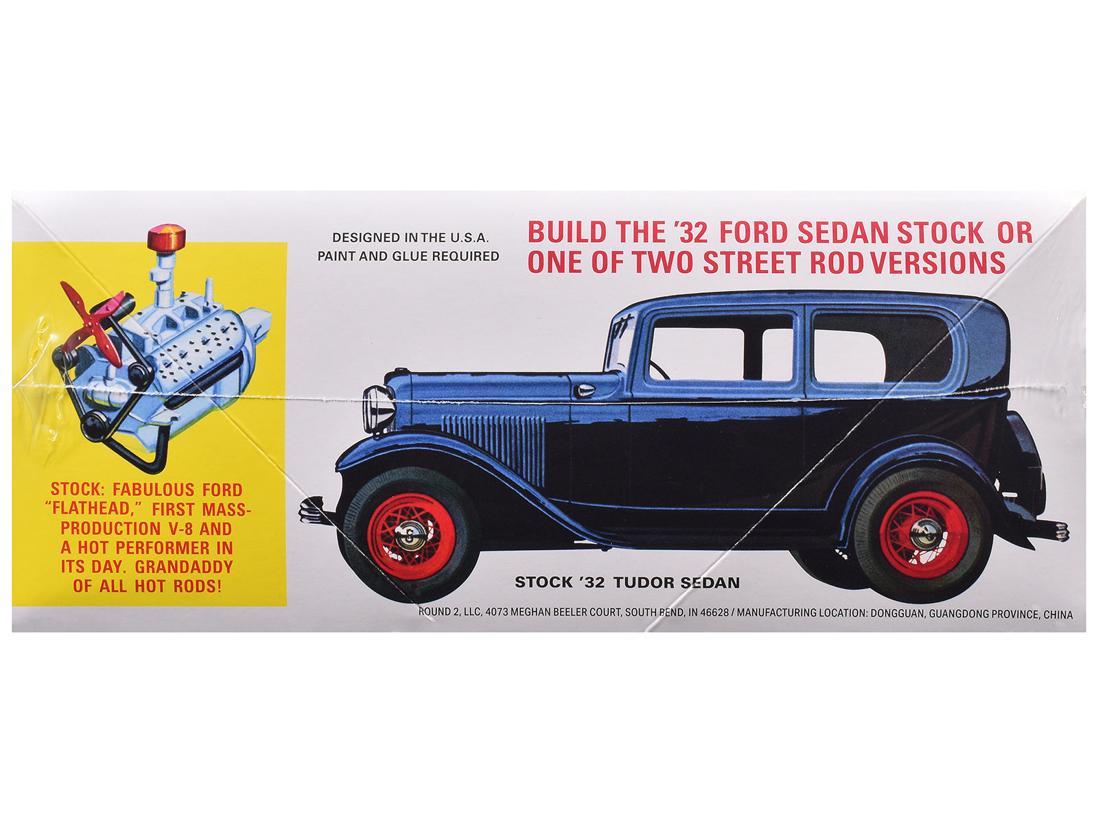 Skill 2 Model Kit 1932 Ford Tudor Sedan "Street Rods" Series 1/25 Scale Model by AMT - image 2