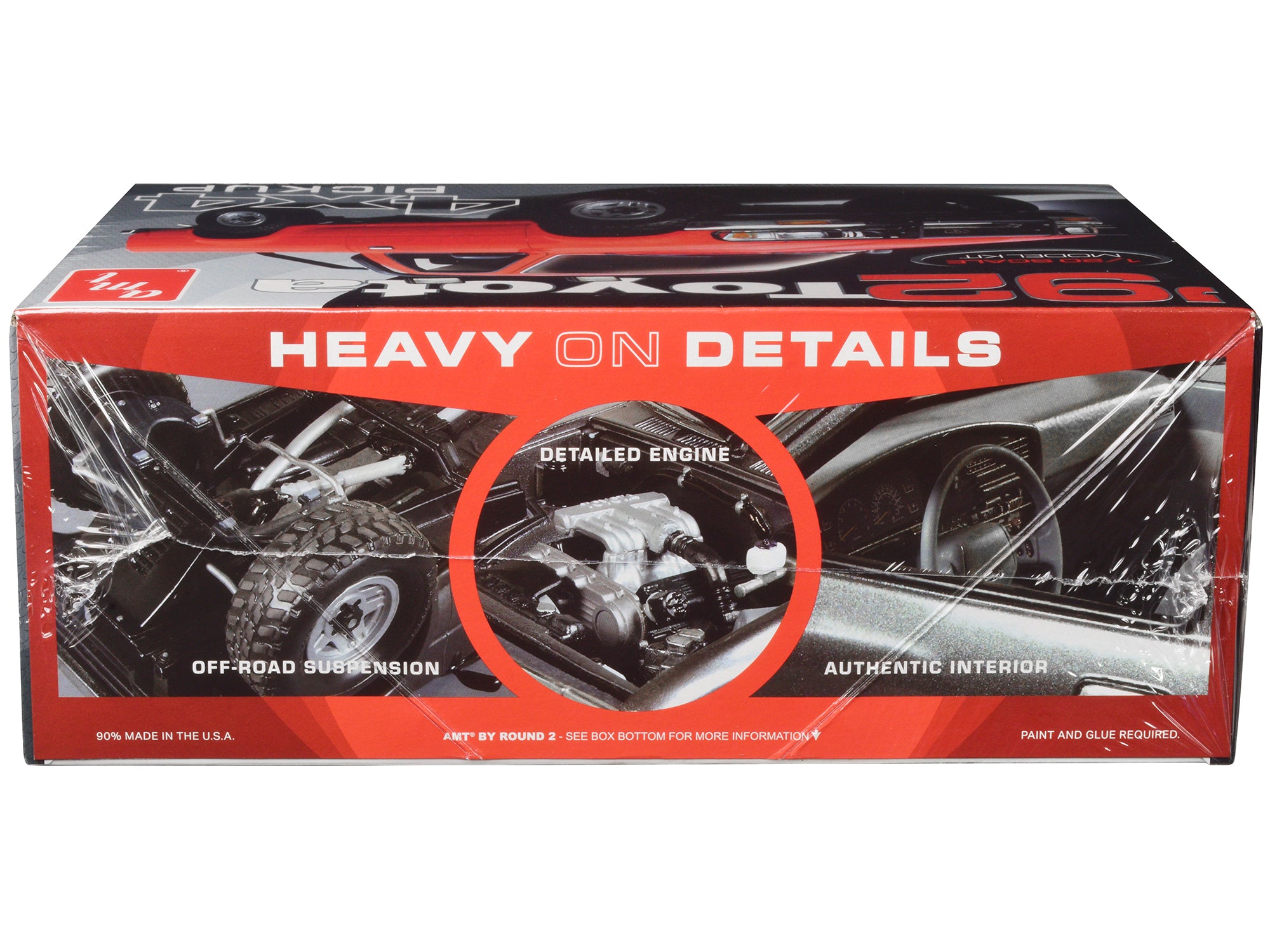 Skill 2 Model Kit 1992 Toyota 4x4 Pickup Truck (2023) 1/20 Scale Model by AMT - image 3