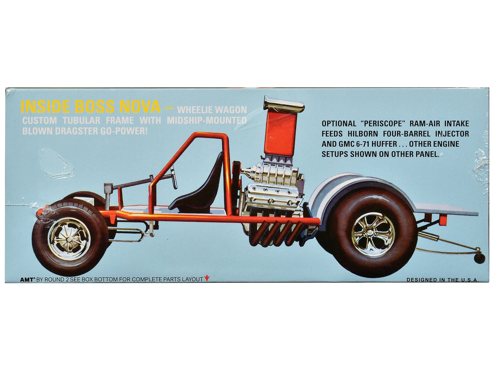 Skill 2 Model Kit Boss Nova Funny Car 1/25 Scale Model by AMT - image 2