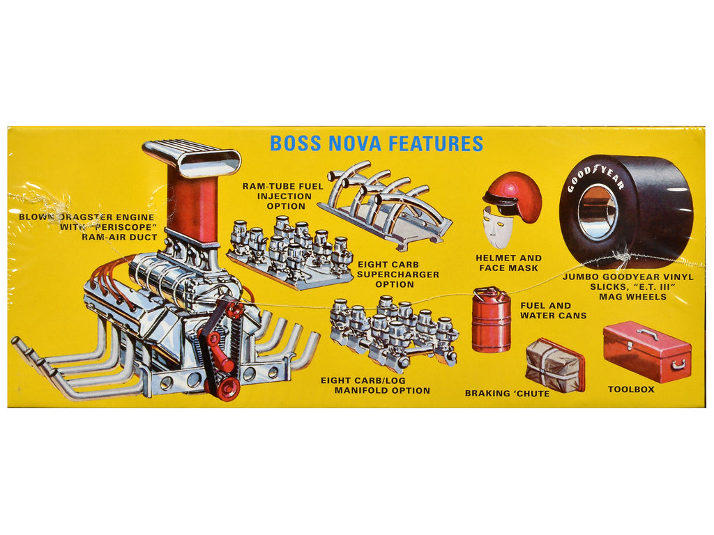 Skill 2 Model Kit Boss Nova Funny Car 1/25 Scale Model by AMT - image 3