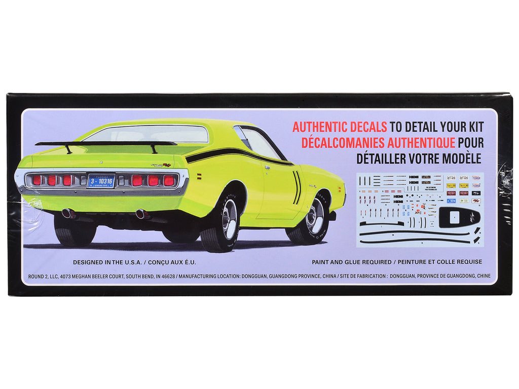 Skill 2 Model Kit 1971 Dodge Charger R/T 1/25 Scale Model by AMT - image 3