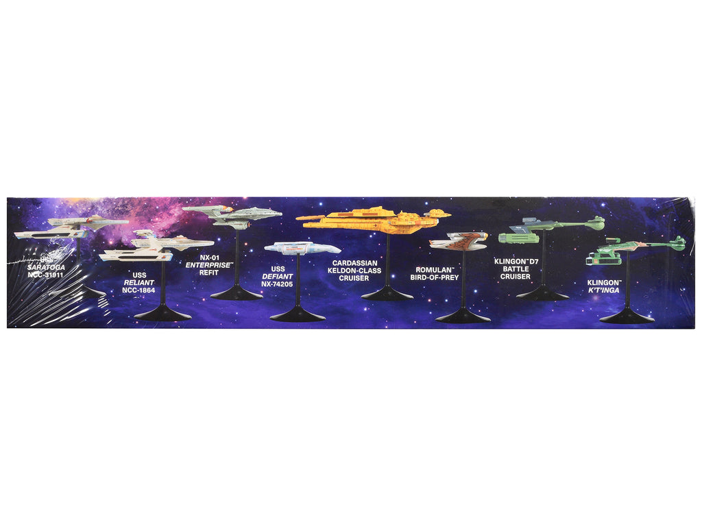 Skill 2 Model Kit Allies and Adversaries Space Ship Set "Star Trek" Franchise 1/2500 Scale Model by AMT - image 2