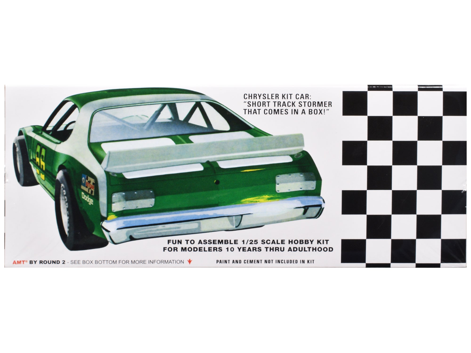 Skill 2 Model Kit Dodge Dart Sportsman Short Track "Kit Car" 1/25 Scale Model by AMT - image 3