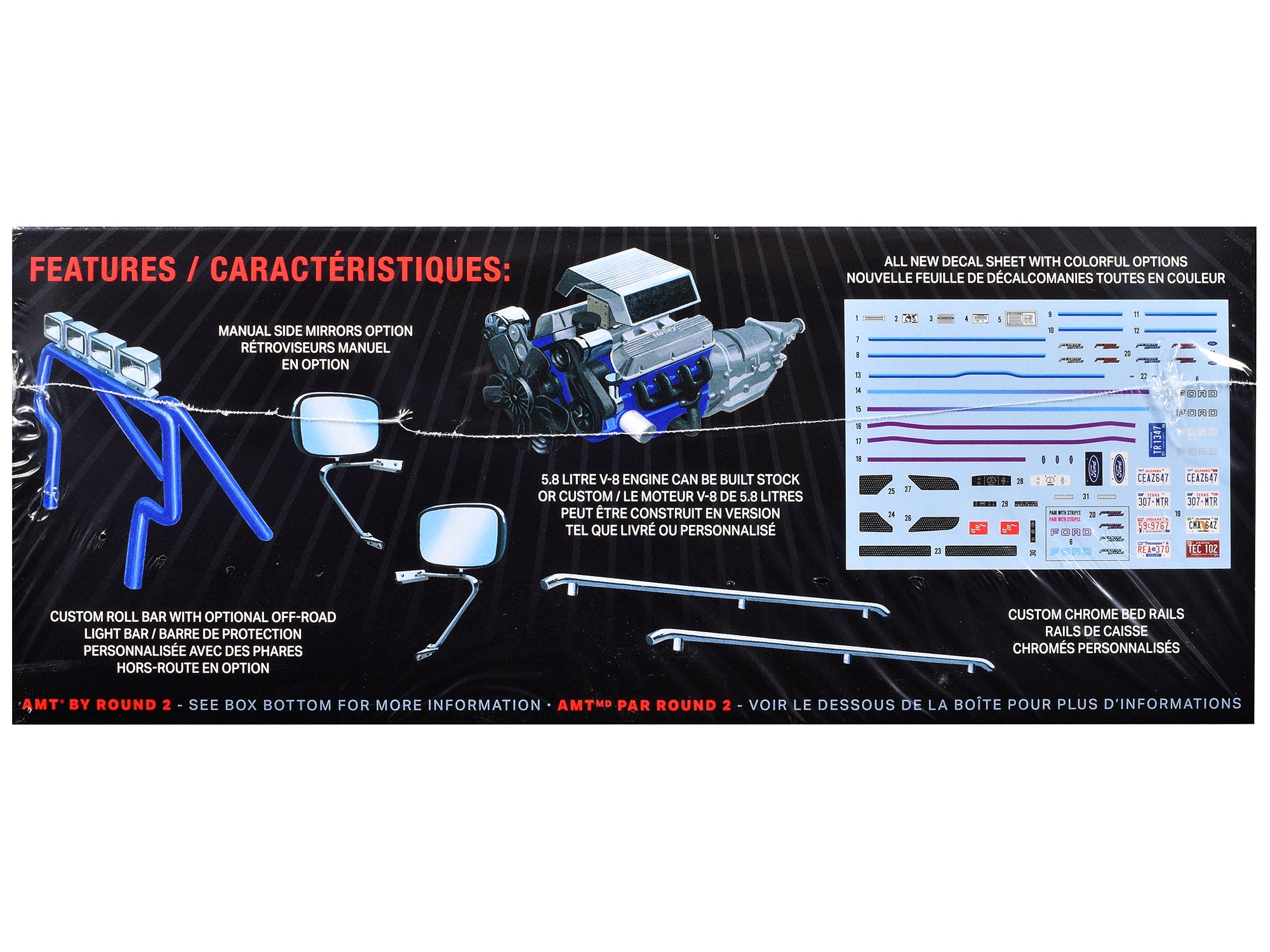 Skill 2 Model Kit 1992 Ford F-150 Flare Side Pickup Truck 1/25 Scale Model by AMT - image 2
