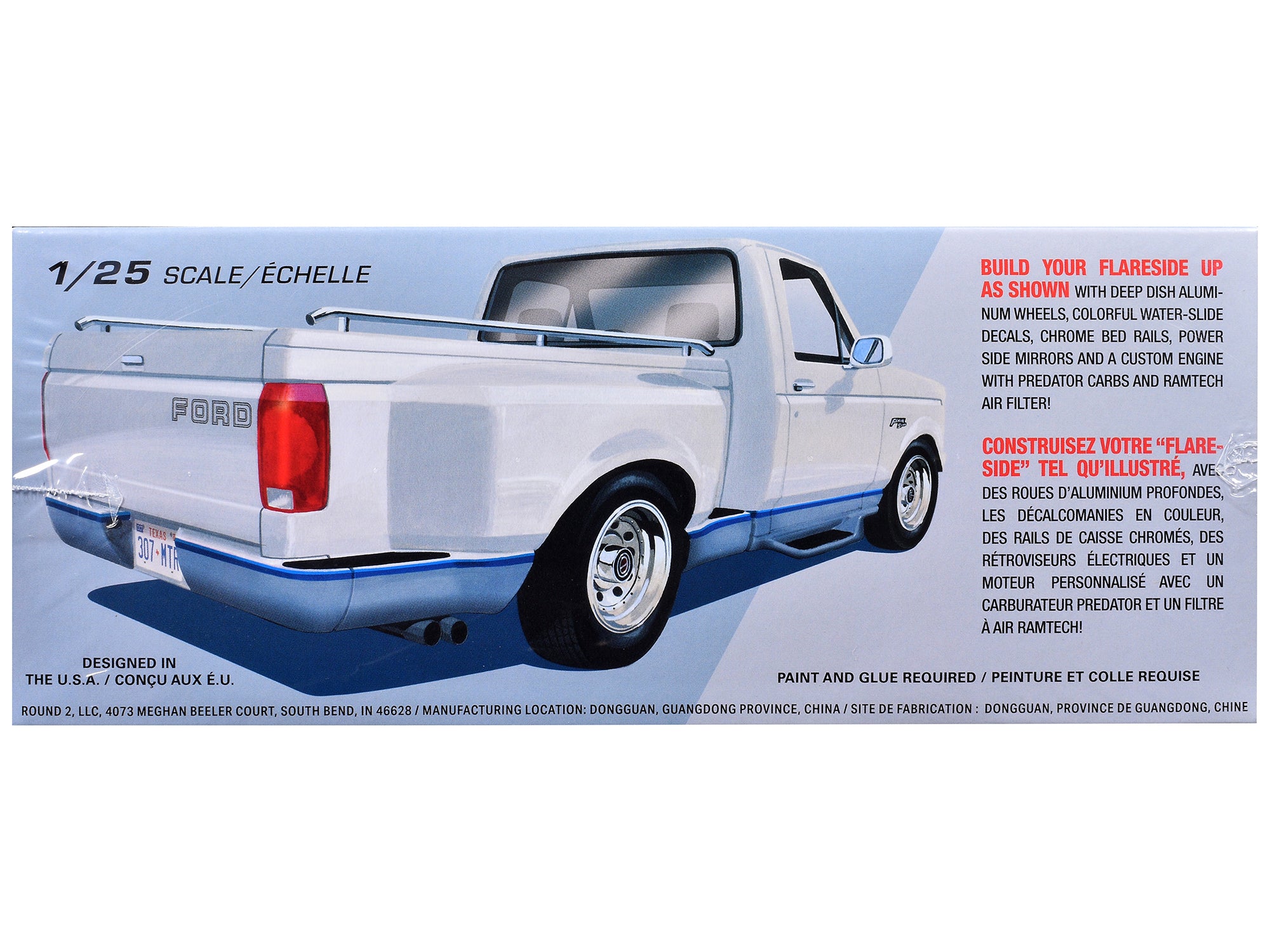 Skill 2 Model Kit 1992 Ford F-150 Flare Side Pickup Truck 1/25 Scale Model by AMT - image 3